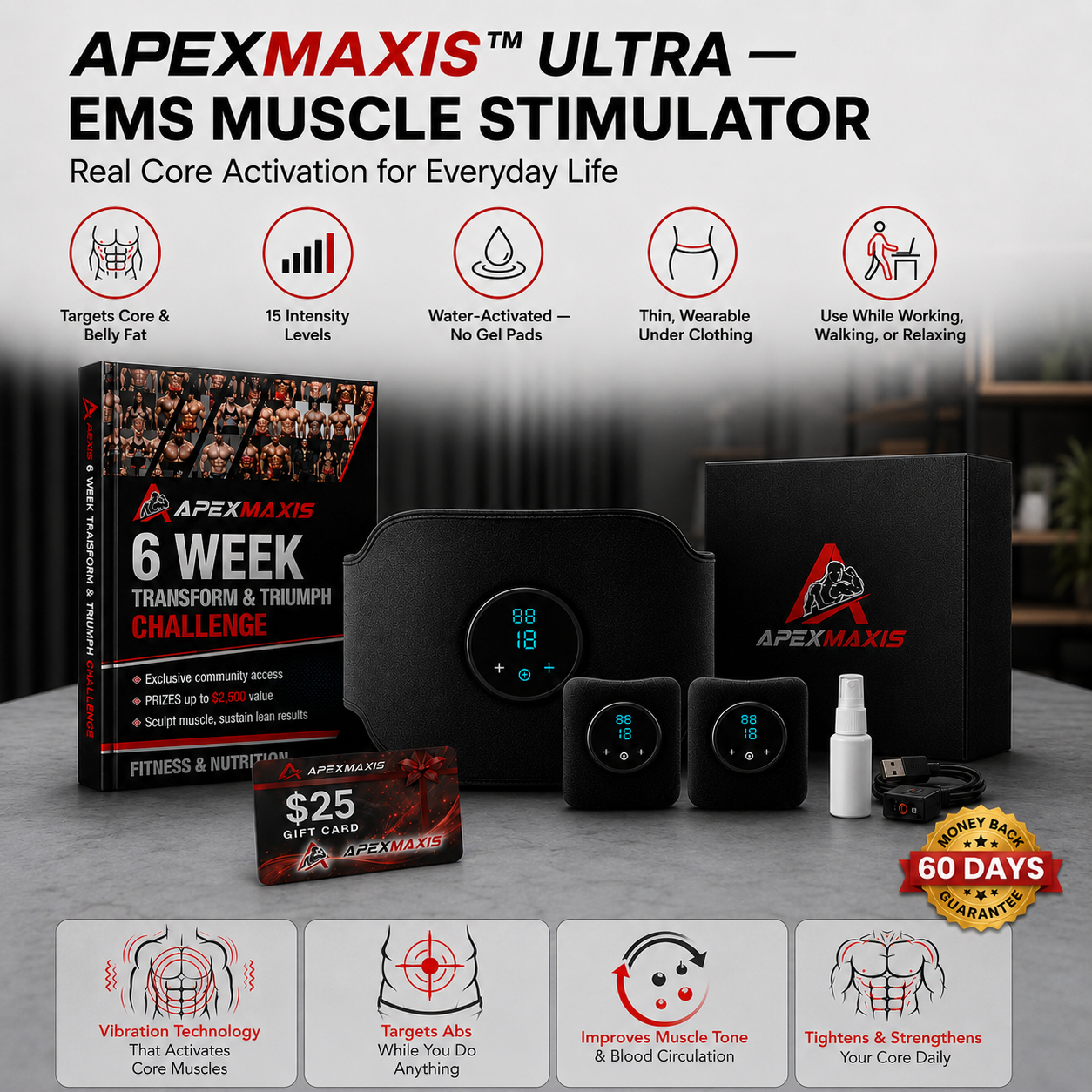 Apexmaxis™ Ultra – Muscle Stimulator