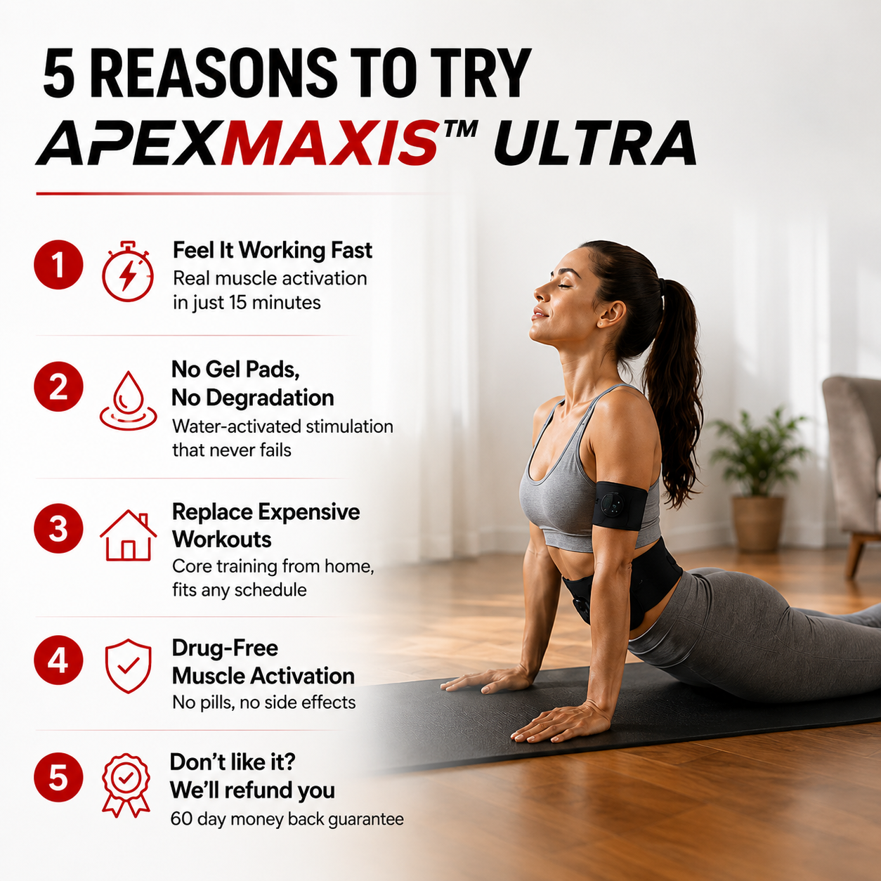 Apexmaxis™  – EMS Muscle Stimulator