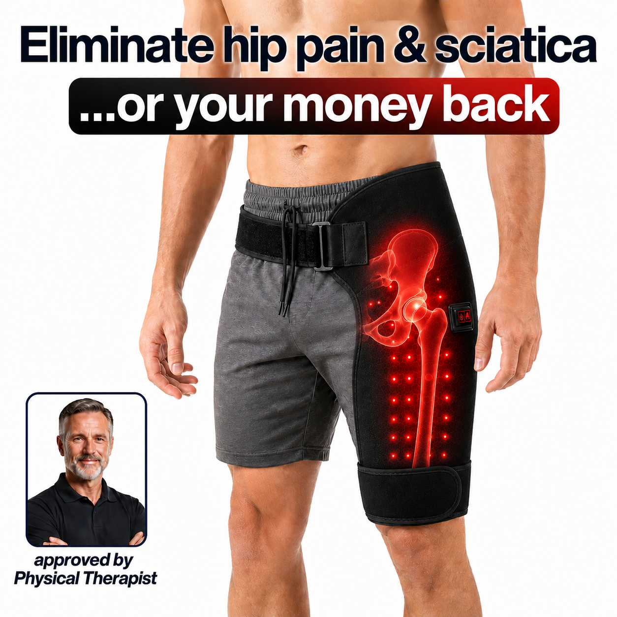 Premium Hip Support Belt 4-in-1