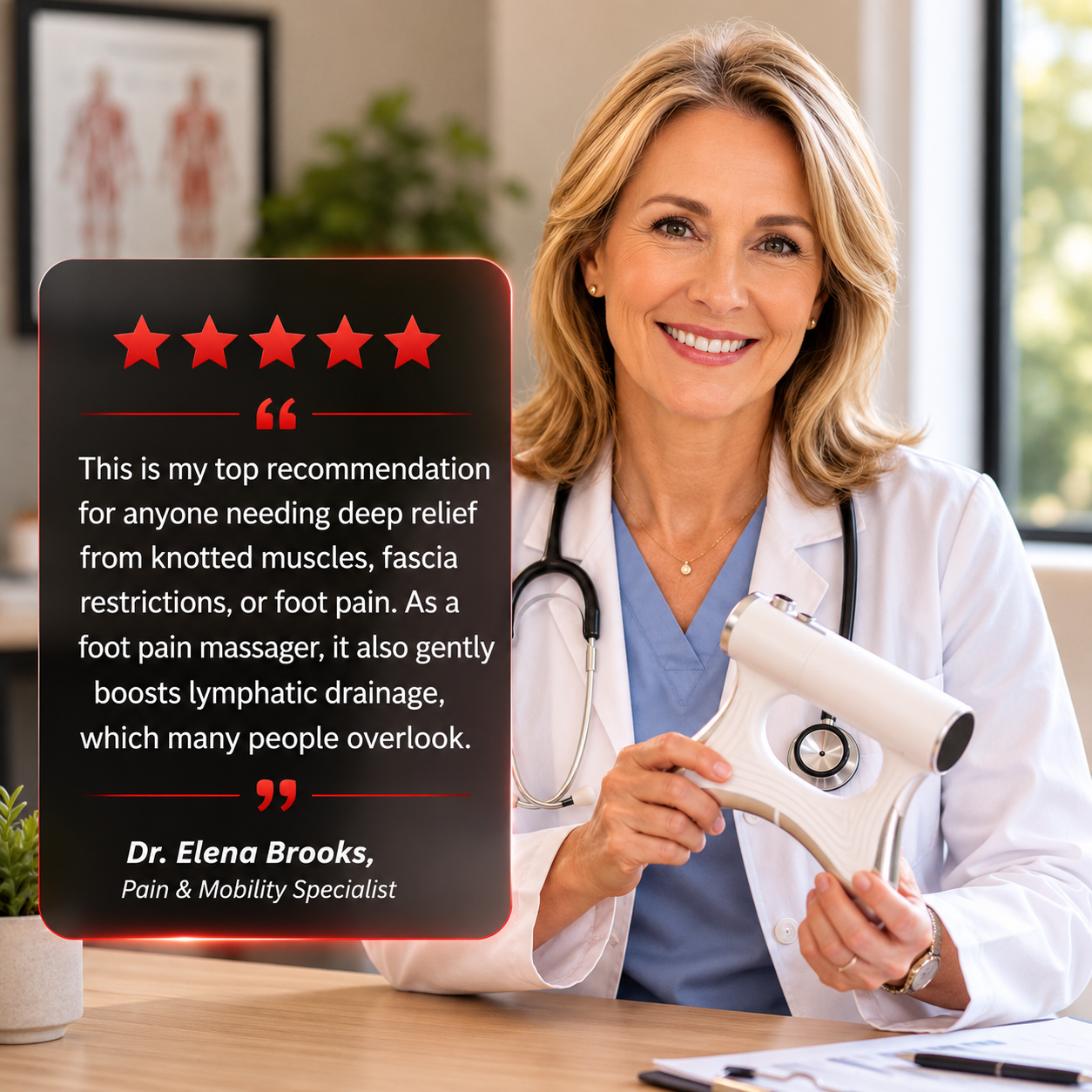 Apexmaxis™ Massage Tool — EMS + Vibration + Heat